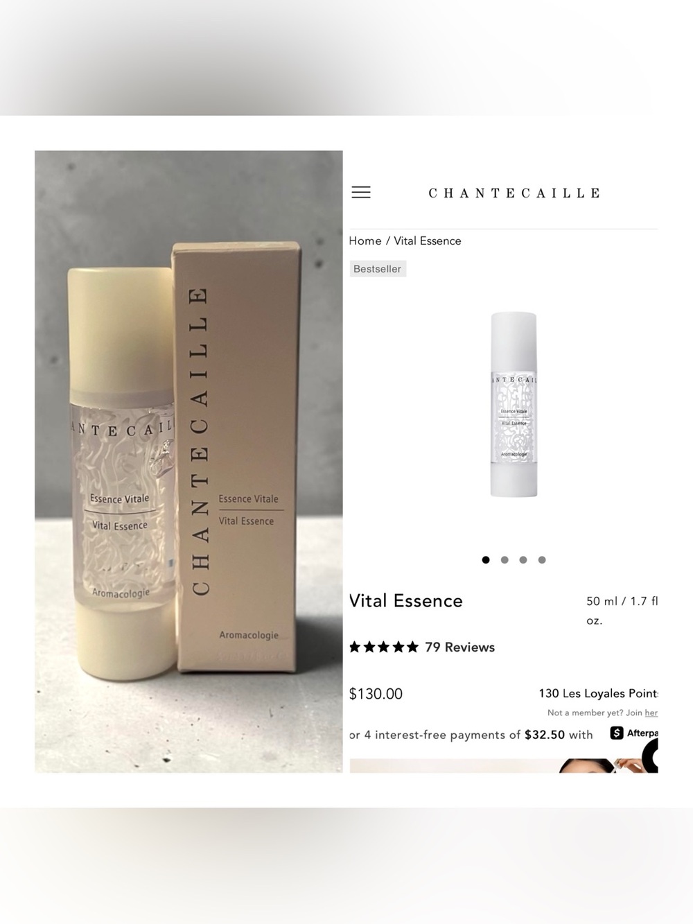 Chantecaille Vital Essence Facial Serum